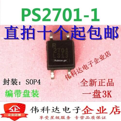 New PS2701 R2701 PS2701-1-F3-A NEC2701 SMD SOP4 Optocoupler