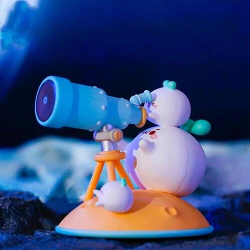 Blind Box Budding POP Space Travel Series Anime Guess Bag Surprise Box Original Action Figure Cartoon Model Gift Toys Collection