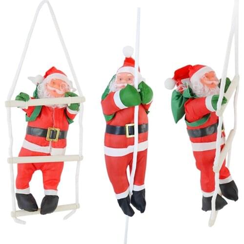 Santa Claus Hanging Doll Christmas Tree Pendant Ornaments Christmas Decorations for Home Noel Natal Navidad New Year Kids Gift