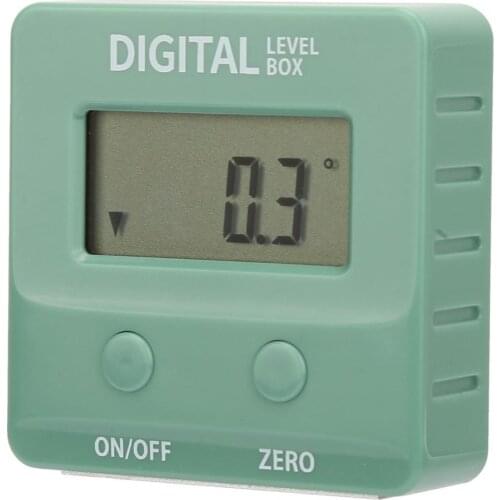 Hot Sale Digital Protractor Mini ABS Casing Magnetic 4*90 Degree Portable Angle Finder Protractor Level Box with LCD Display