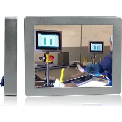 Industrial fanless mini pc i3 6100U 6th Gen CPU 10.4" resistive touch aluminum alloy waterproof ip68 all in one PCs