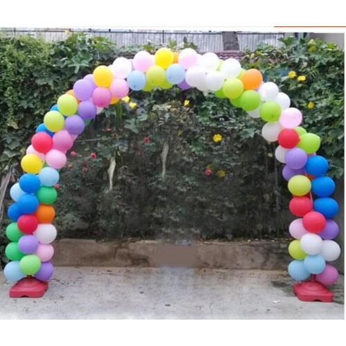 PVC rod balloon arch bracket base ring buckle detachable folding wedding wedding opening decoration decoration