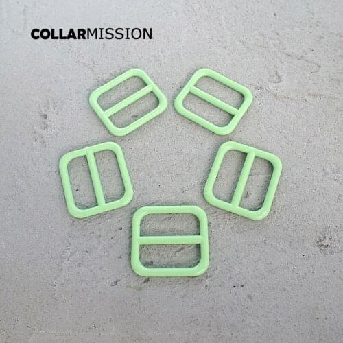 Retailing green adjustable buckle to adjust 25mm webbing sewing zinc alloy metal crafts stoving varnish CRZK25G