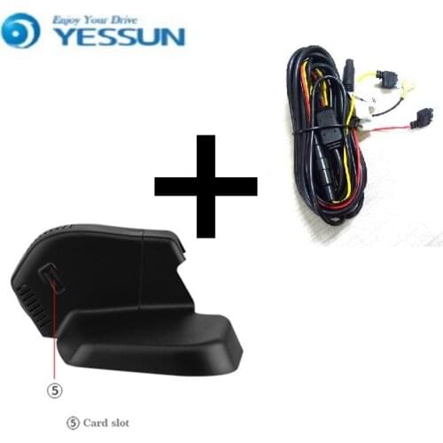 YESSUN for Ford Edge Car Driving Video Recorder DVR Mini Control APP Wifi Camera Registrator Dash Cam
