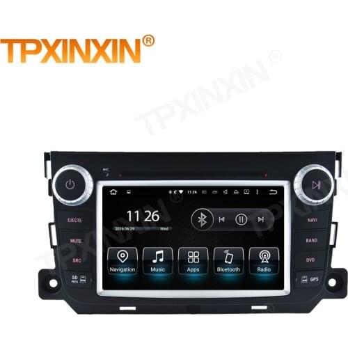 1 Din Carplay Android Radio Receiver Multimedia Stereo For Mercedes Benz Smart Fortwo 2011 2012 2013 2014 BT Recorder Head Unit