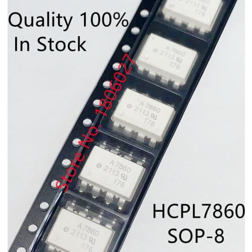 Send free 50PCS A7860 HCPL7860 HCPL-7860 SOP-8 Optocoupler new imported original
