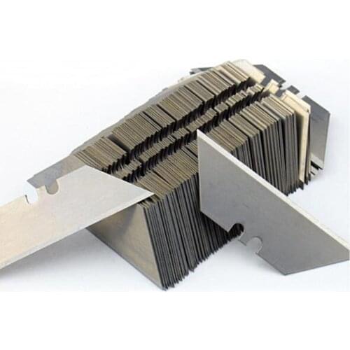 10pc Trapezoid Cutting Blade Art Carpet Cutter Replaceable Utility Special Electrician Knife