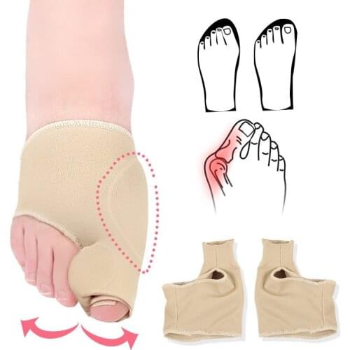 2Pieces=1pair The New Plastic Block Built Hallux Valgus Big Toe Foot Pad Protector Hot Sale Pedicure Care Tools Professional
