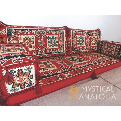 Arabic Floor Seating / Arab Majlis Sofa / Arabic Couches / Oriental Seating / Benc Cushions / Jalsa / Middle / Eastern