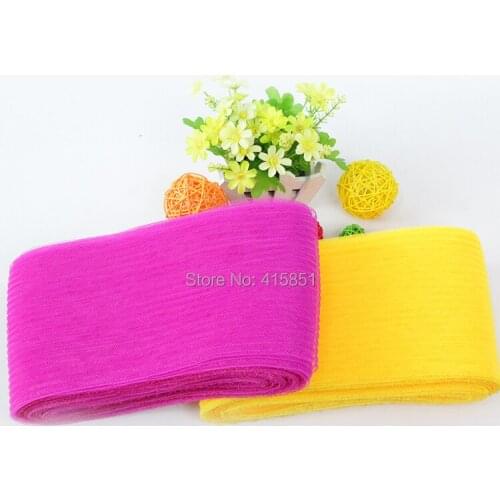 Free Shipping16 cm Crushed Horsehair Crin Braid With Silver Trimming Millinery Organza Fabric 30yard/lot