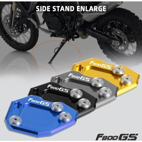 For BMW F800GS F800 GS F 800 GS 2008 2009 2010 2011 2012 2013 2014 2015 Side Stand Cover Kickstand CNC Support Pad Support Shell