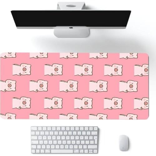 Anime kawaii Big Mouse Pad Large Rubber Gaming Mat Speed Kawaii XL MousePad Keyboard Locking Edge Otaku Compute mouse pad
