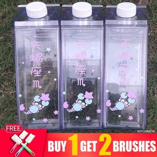 1000ml New Cute Christmas Bottle Portable Flask Drinking Water Jug Cups New Years Gift for Kids Girls waterbottle bpa free