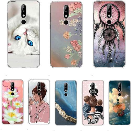 For Nokia 5.1 plus Case Soft Silicone Bumper Back Cover Case For Nokia 5.1 plus Nokia5.1 plus Cases Phone Covers coque