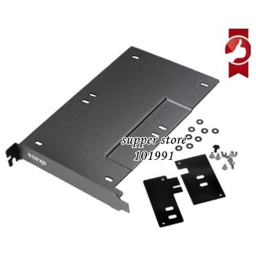 2.5inch Hard Drive Holder SSD HDD Mounting Adapter Bracket Double Hard Drive Bay HDD Storage Metal Rack For PCIe/PCI Slot