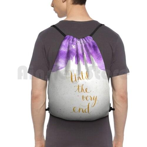 Until The Very End Backpack Drawstring Bags Gym Bag Waterproof Always Geek Glasses Scar Bolt Lightening Film Pop Culture