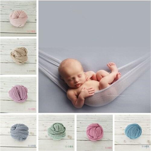Dvotinst Newborn Photography Props for Baby Soft Seersucker Wrap Stretch Studio Shoots Accessories Fotografia Photo Props