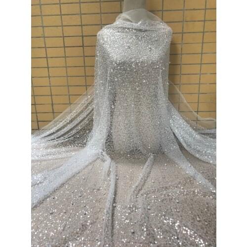 French Net Lace Fabric Latest african guipure lace fabric SYJ-192