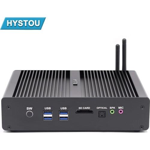 Hystou Computer Core i7 5500u 256G SSD OEM Mini Gam Win10 Desktop Gaming PC Gamer