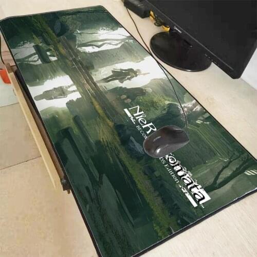 Mairuige Nier Automata Pad Mouse Computer Gamer Mouse Pad 90x40cm Padmouse Fashion Large Lock Edge Mousepad Office Desk Mats