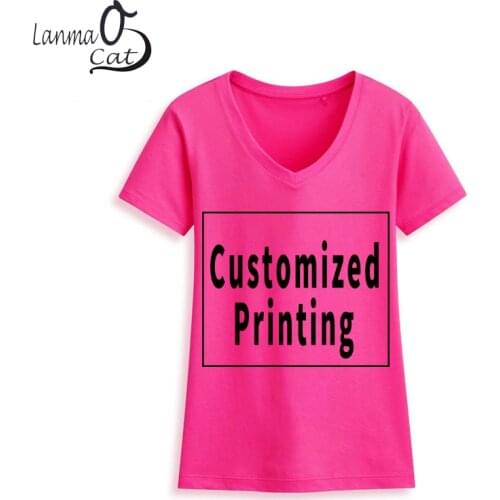 Lanmaocat Women's T-shirts With Inscriptions