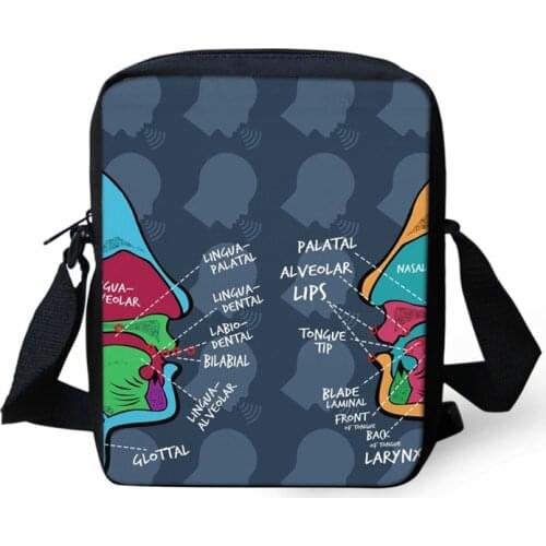 Speech Pathologist Pattern Fashion Small Crossbody Bags for Ladies Casual Women Mini Messenger Bag Girls School Bags