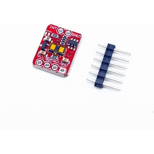 50Hz 3.3-5v VL53L1X Laser Ranging Sensor Module 4cm-4m Ranging Module ToF Distance Measurement I2C 12x17x3.2mm PCB Sensor Board