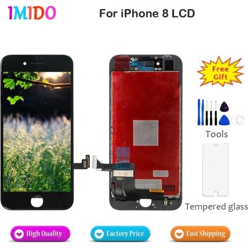 OEM LCD Screen For iPhone 8 Display Touch Panel Digitizer Complete Assembly Grade AAA+++ Gifts Tempered film+Tools Replacement
