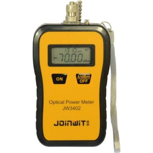 Optical Power Meter Fiber Meter Tester Optical Laser Source Power Meter -70~+6 or -50~+26dBm Joinwit JW3402