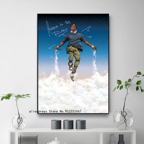 Travis Scott Collaboration Sneakers Posters HD Prints on Canvas Painting Wall Art Picture for Living Room Home Decor Cuadros