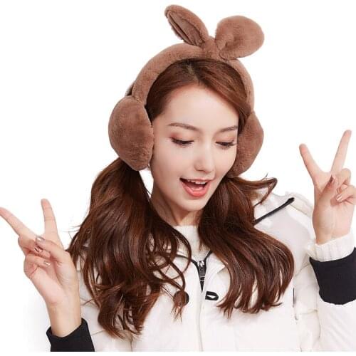 Plush Earmuffs Warm Ear Protection Artifact Windproof Ear Warmer Men and Women Earmuffs Foldable Cold-proof Ear Bags