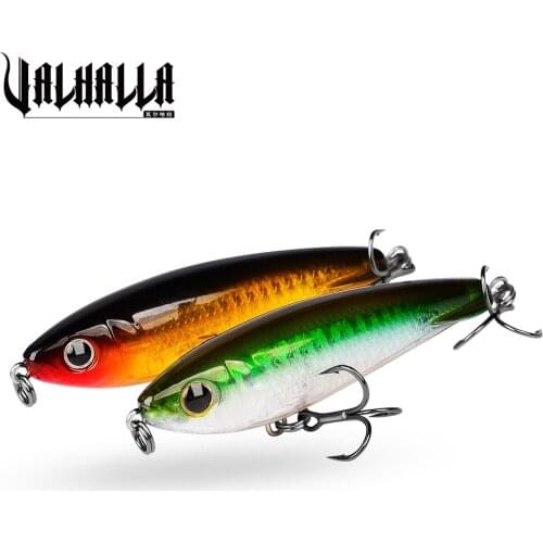 VALHALLA 1PCS Fishing Lure Sinking Stickbait Wobbler 8.5cm-11.5g Thrill Stick Artificial Hard Bait Noisy Bass Pike Baits Tackle
