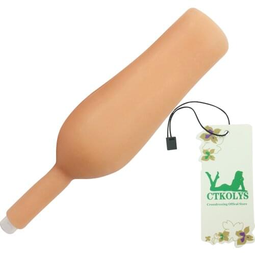 Mens Hiding Gaff Silicone Thong Urination tube Cyber Skin