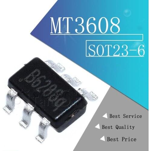 10PCS MT3608 SOT23 FM3608 3608 SOT23-6