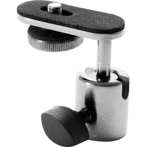 Video Camera Digital Recorder Adapter with Mini Ball Head-360 Degree Pan and 180 Degree Tilt Movement for Connecting 1/4-inch