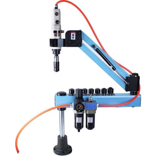 M3-M16 Automatic Pneumatic Tapping Machine Air Tapper Tool Threading Machine With Working Reach 1000MM
