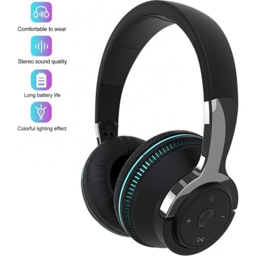 H2 Bluetooth 5.0 Headphones ANC Wireless Headset HIFI sound step counting SD card slot Cloud function APP support