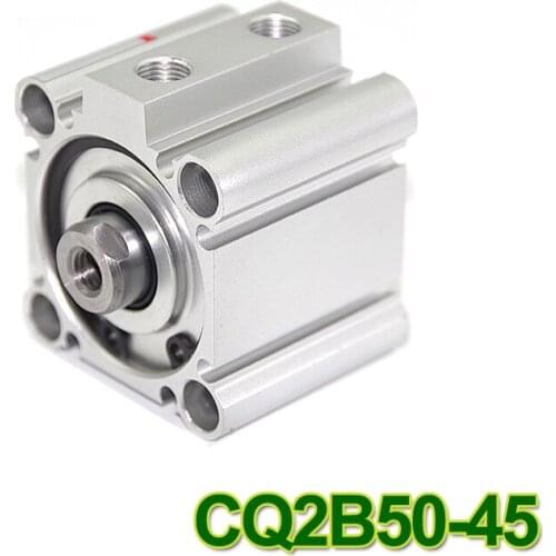CQ2B50-45 SMC Type CQ2B series 50mm bore 45mm stroke Double Action single rod Pneumatic Compact Cylinder cq2b50-45d cq2b50*45
