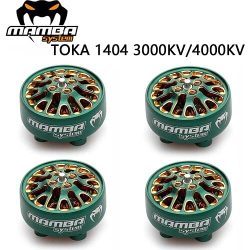 DIATONE MAMBA TOKA 1404 3000KV/4000KV 3-6S Brushless Motor W/1.5mm titanium alloy shaft 2.5-4inch propeller for RC FPV Drone