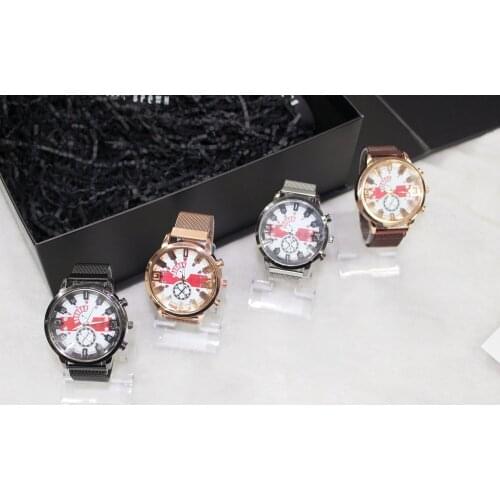 Mens Minimalist Watches Ultra Thin Mesh Belt Watch Luxury Mens Watch Business Quartz Wristwatch Tag whatches Mesh bel Mesh bel