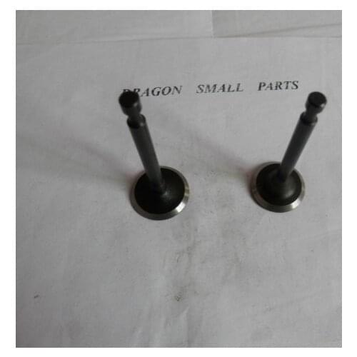 IN.& EXH. VALVE SET FOR HONDA GX160 GX200 4 STROKE 2KW INLET VALVE EXHAUST VALVE 14711-ZF1-000 14721-ZF1-000