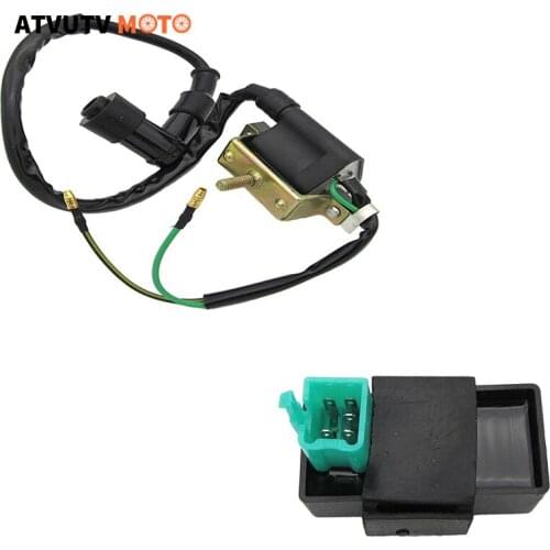 Ignition Coil & Cdi Unit For 90cc 110Cc 125Cc Pit Quad Dirt Bike Atv Buggy