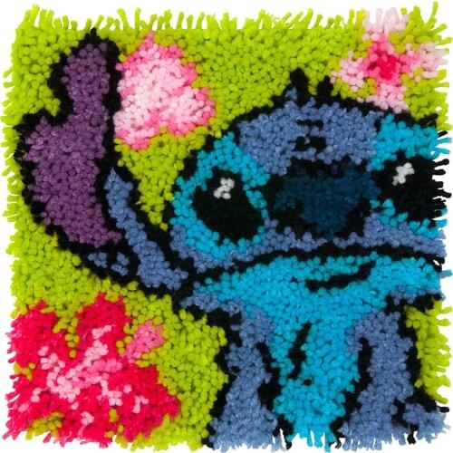 Carpet embroidery sale sets latch hook rug kits cartoon do it yourself button package tapestry kits cross stitch pillow home