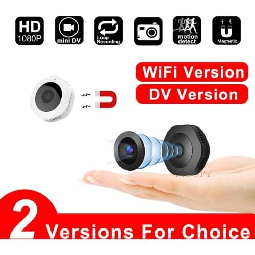H6 DV/Wifi Mini Camera 1080P Magnetic Body Camcorder Night Vision Motion Detection HD Video DVR Micro Cam Support Hidden TF Card