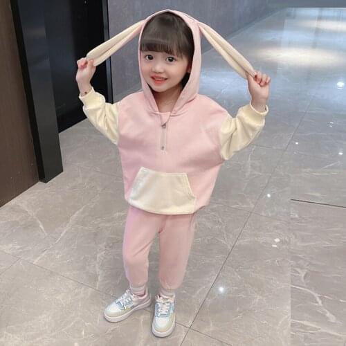Girls Clothes Cartoon Hoodies + Pants Clothing For Girls Toddler Girls Tracksuit Spring Autumn Kid Clothes
