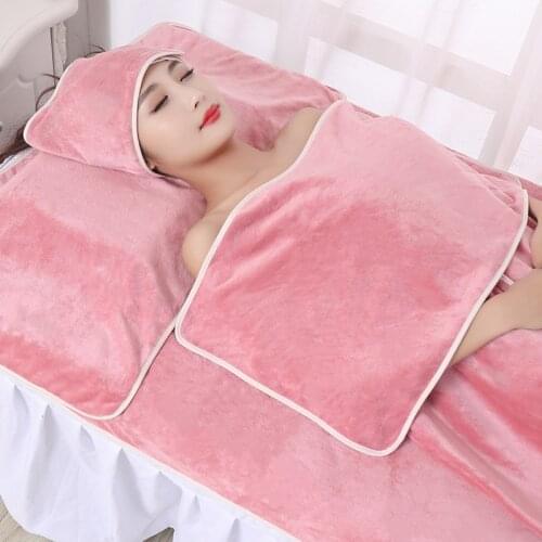 Beauty Salon Towel Suit, Microfiber Custom Logo Youth Pie Bed Towel Bath Skirt Bath Towel Headscarf Bathroom Towel Sets 2021