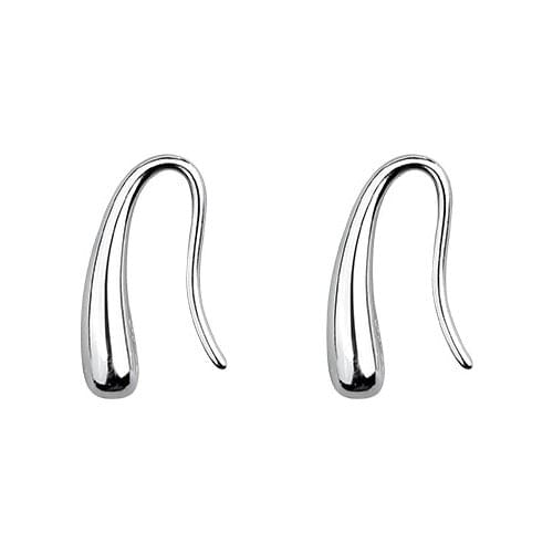 925 Sterling Silver Water Drop Rose Gold Earrings Small Cute Stud Earring For Women Girl Gifts Wholesale S-E1160