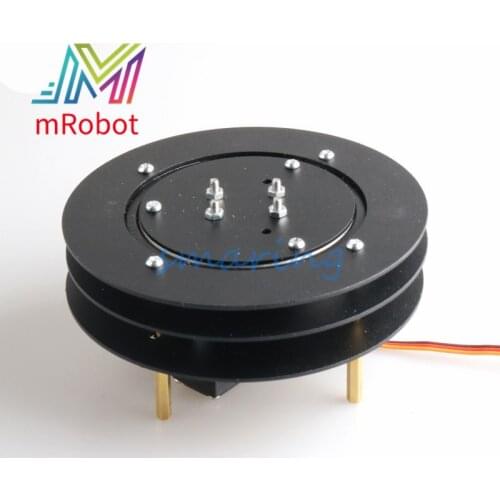 Alloy 1 Degree of Freedom Gimbal + MG996R Servo large Bearing Rotating base Mechanical Arm Mechanical Arm base