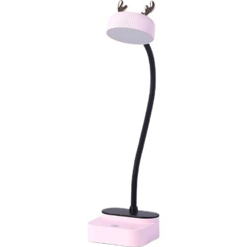 LED Desk Lamp, Touch Control Desk Lamp, 360°Flexible Desk Lamp Rechargeable Desk Lamp for students Dormitory Reading