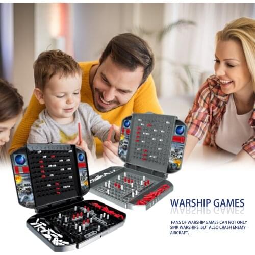 Battleship Game Safe Interesting Puzzle Chess Toy Tabletop Game Board Game Marine Strategy Family Games Two Players Battle Toy